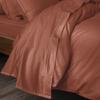 "Julian" Combed Cotton Percale Flat Sheet All Sizes Pure Cotton - Julian Terracotta - - Julian Terracotta - 270 X 300 Cm Pou