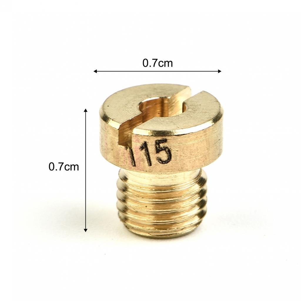 Forgassermunnstykke For 12mm-17.5mm Dellorto Dyse M6 Hoved