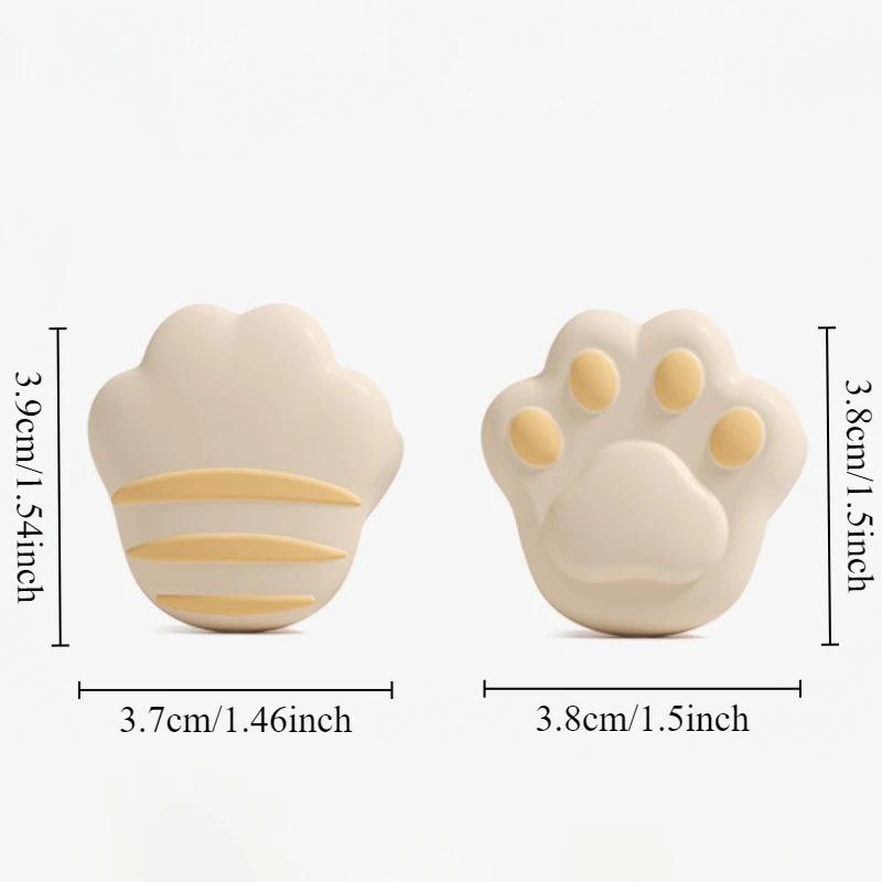 4pcs Right Angle Table Bumper Protector Pointed Angle Table Anti-Knock Wrap Edge Protection Cat's Paw