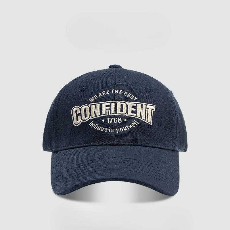 American Street Soft Top Baseball Cap Korean Version Personalized Letter Embroidery Casual Versatile Outdoor Sun Protection Baseball Cap