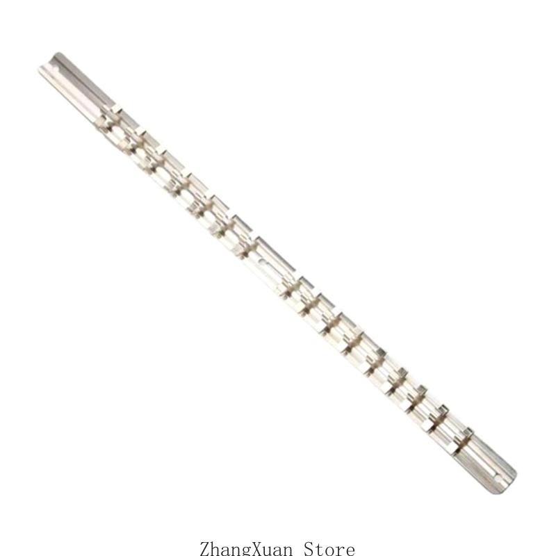 Wall Mounted Socket Holder Steel Socket Storage Rack Simple Installation for Efficient Tool Organization In Garages 3XUF