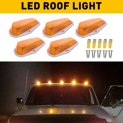 5X AMBER AUXITO LED CAB ROOF MARKER RUNNING LIGHT FOG 1973-97 For Ford F150 F250