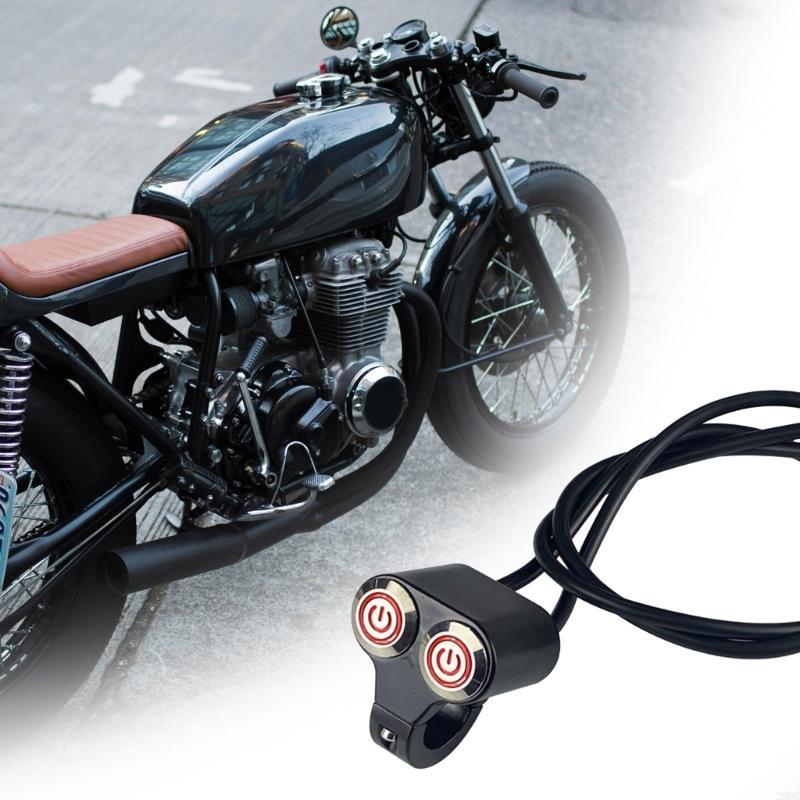 28GC Brake Light Switch Replacement 7/8in Handlebar Double Control Button Switch