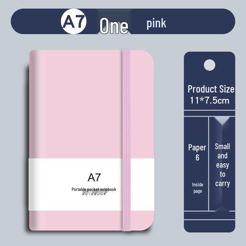 Frischer Stil A6 A7 Tasche Effizienzplaner – Leichtes Kunstledernotizbuch