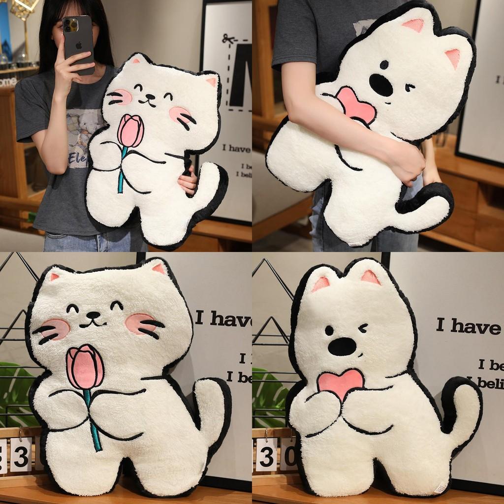 West Highland Cartoon Dog Plush Toy Pp Cotton Filling Couch Decor Kids Room