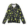Men's Casual Christmas Print Button Long Sleeve Shirt