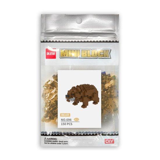 Nanoblock Brown Bear D (696-A11dr)