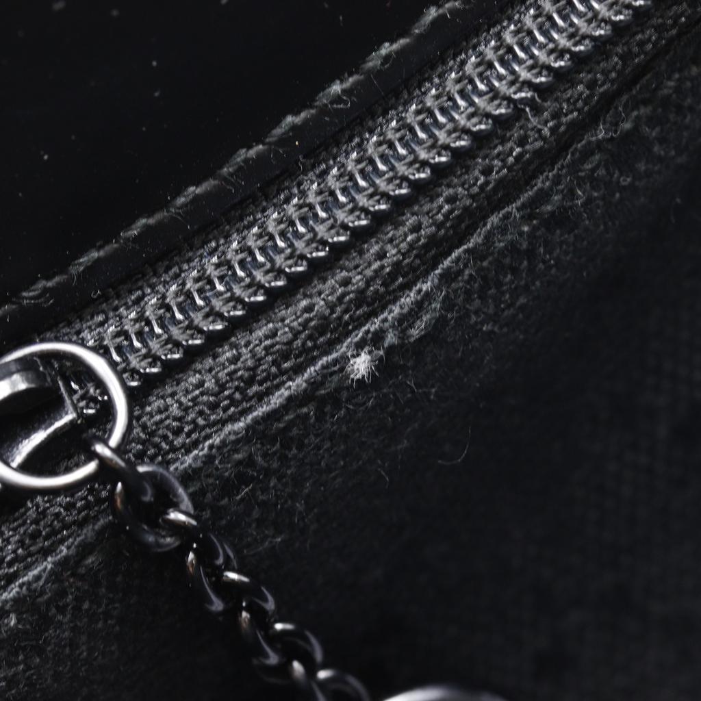 GUCCI GG Tote Bag 002-1008 black Nylon canvas Women Used
