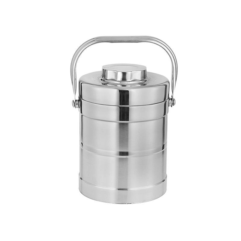 Stainless Steel Vacuum Insulated Lunch Box with Cutlery for Students and Office Workers