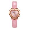 Fashion Brand Top Womens Watch Design Heart Dial Ladies Quartz Wristwatches Band Gifts Clock