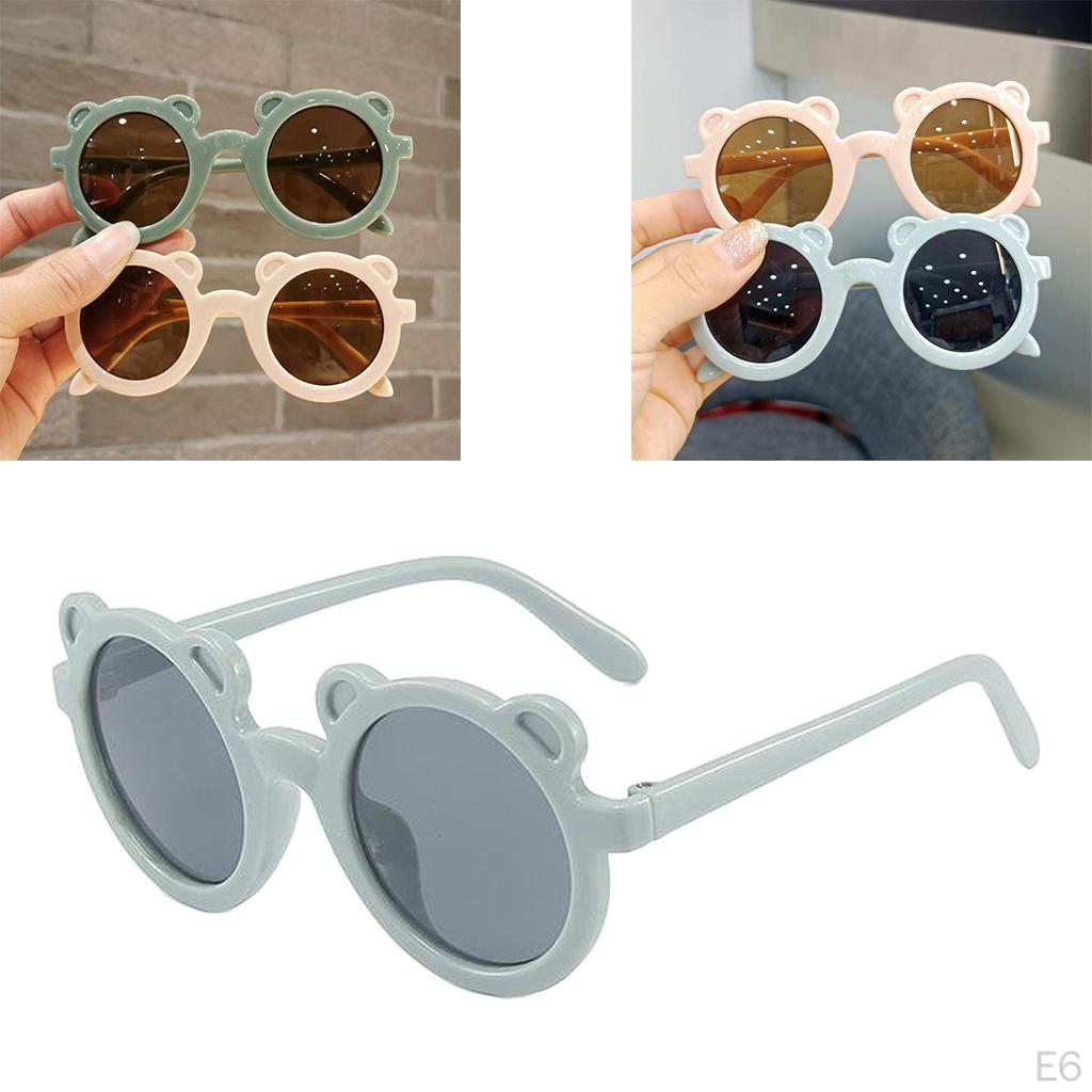 Bear Shape Sunglasses for Boys Girls Party Outdoor UV400