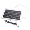 1Set Waterproof Solar Power Supply 12W Monocrystalline Including 5.5x2.1mm Output for Outdoor Applications Like Camping