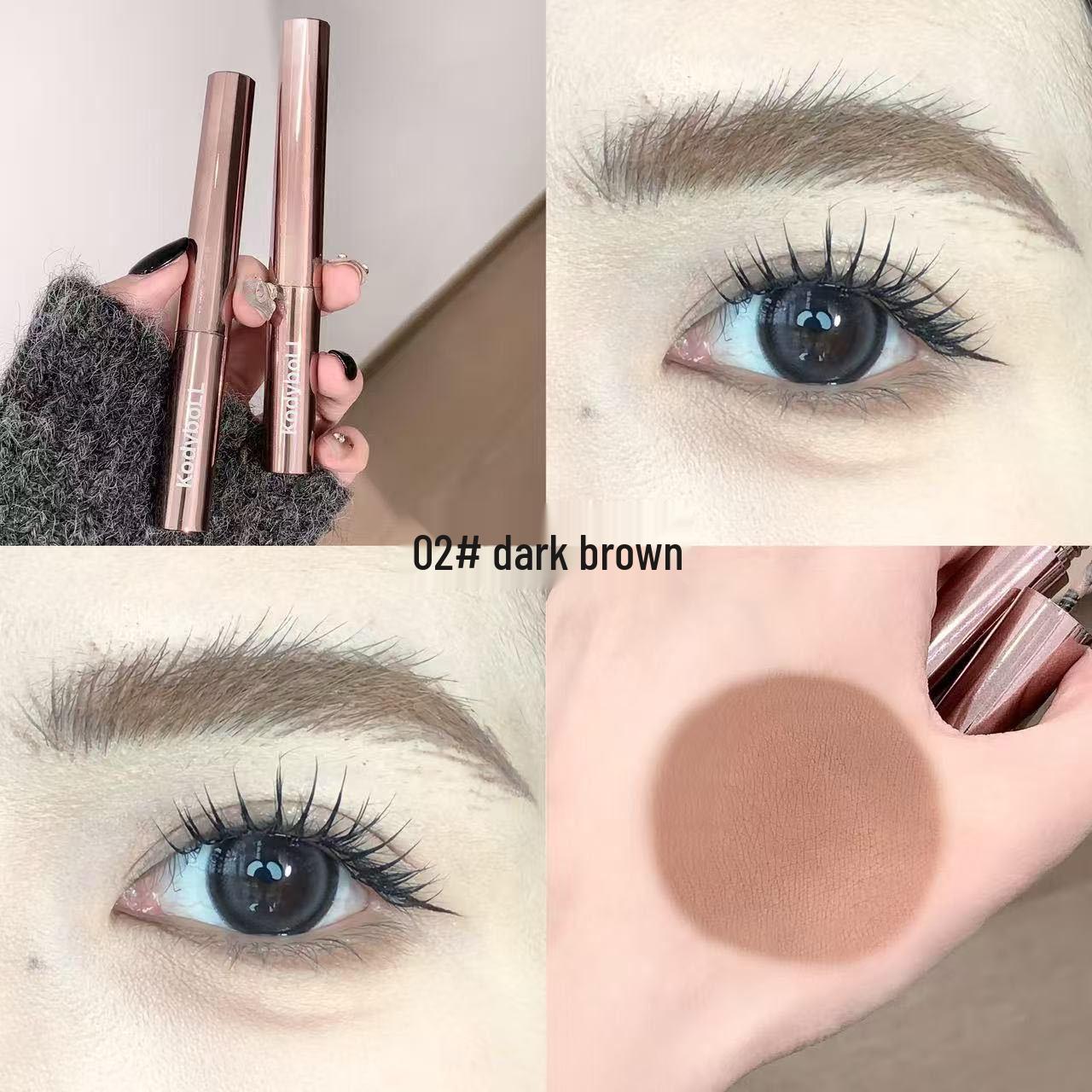 KodyboLL 3D Fluffy Eyebrow Mascara: Natural, Defined Brows - Root-by-Root Clear, Waterproof, Sweatproof, and Smudge-Resistant.