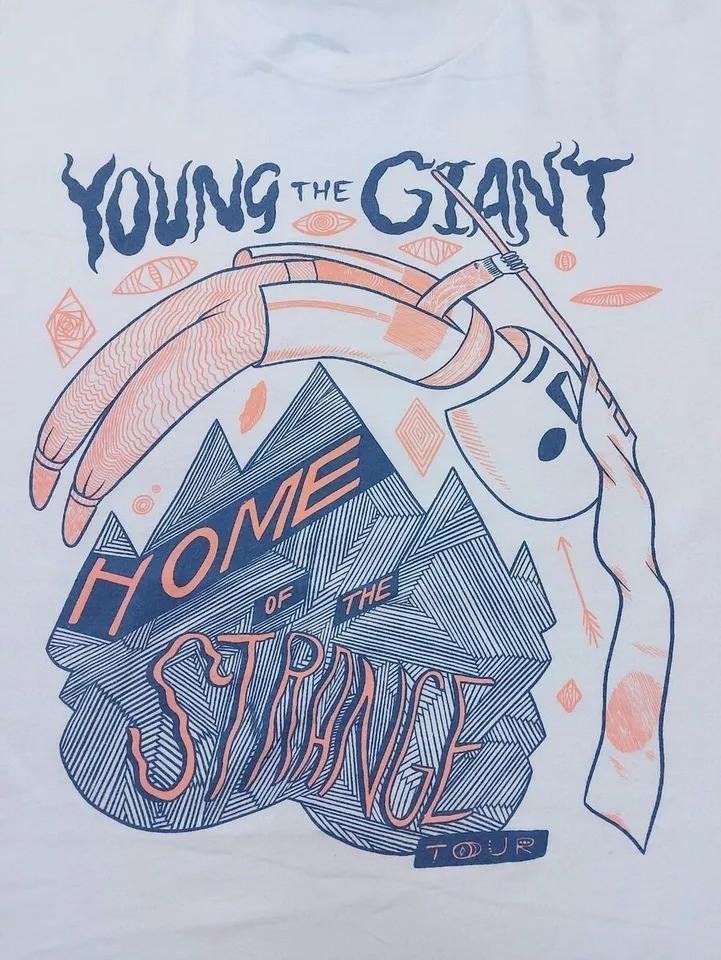 Vtg Young the Giant Band For Fans Cotton White All Size Unisex Shirt CS157 Unisex T-Shirt XXXL