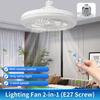Modern Design E27 Simple Practical Indoor Multifunction Suspension Smart Fan Light For Living Room Bedroom Fan and Lamp