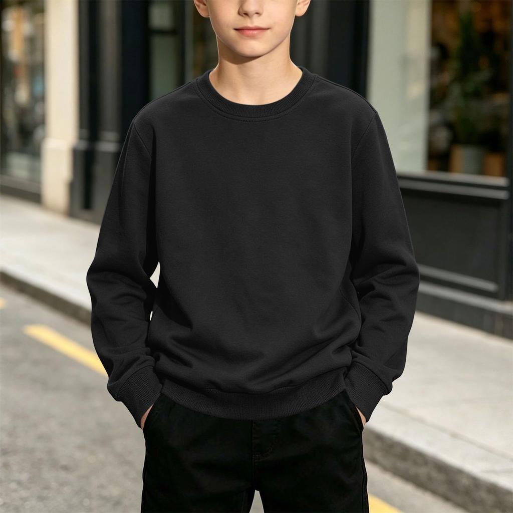 Lässiges Langarm-T-Shirt für Jungen und Mädchen für den Alltag