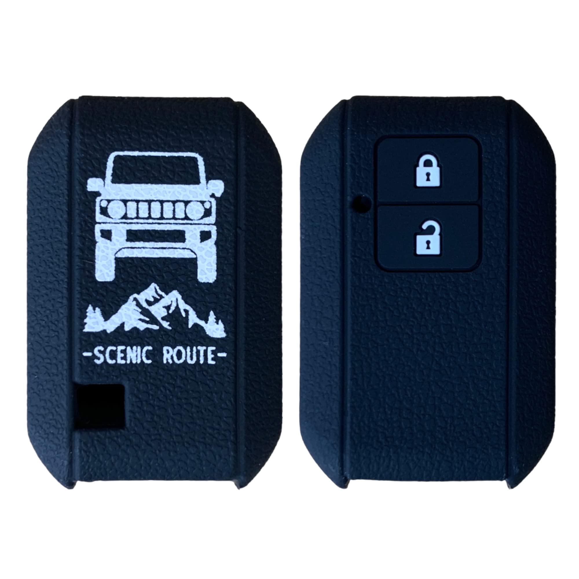 

Suzuki Jimny JB64 Sierra JB74 Специально разработанный для предотвращения царапин чехол для смарт-ключа Силиконовый чехол для ключа Чехол [SUITY] (черный) чёрный