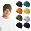 Reflective Beanie Hat Fishing Night Running Hats Outdoor Windproof Knitted Hat for Outdoor Sports and Hiking
