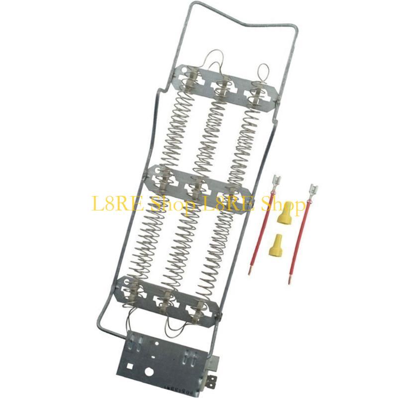L8RE Elektrisches Heizset Trockner Ersatzteil Heizelement Heizröhre Aluminiumlegierung Textur für Hauswirtschaftsraum
