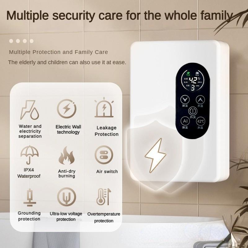 3500W/5500W High-power Instant Water Heater Constant Temperature Variable Frequency Fast Heating Small KitchenElectric Water Heater 260*160*60 M