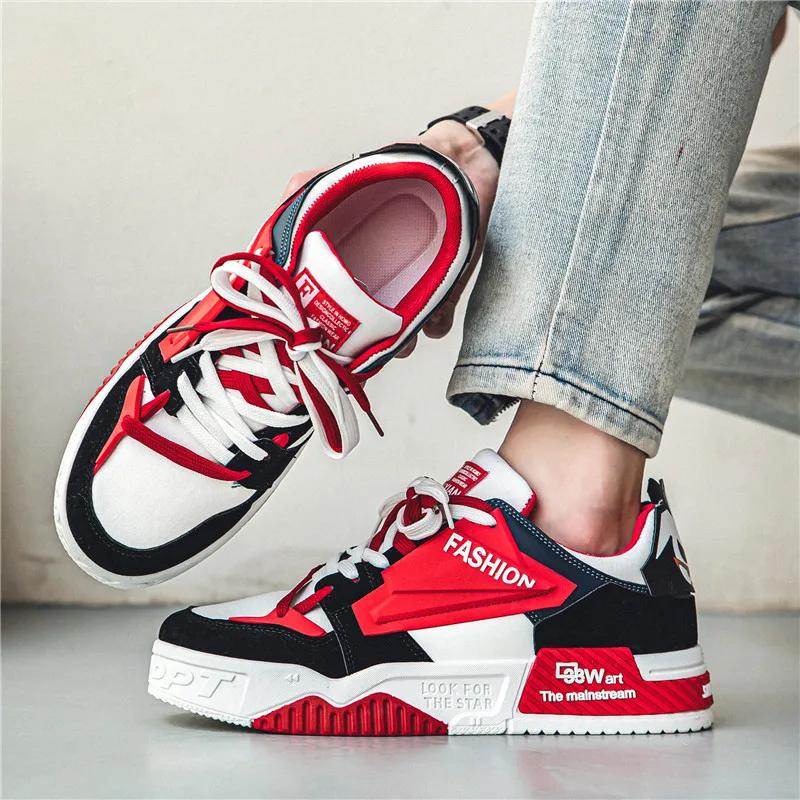 2024 Primavera Nuove Ballerine Stringate a Bocca Bassa Scarpe Casual alla Moda Comode Suola in Gomma Resistente all'Usura Scarpe da Uomo a Colori Misti