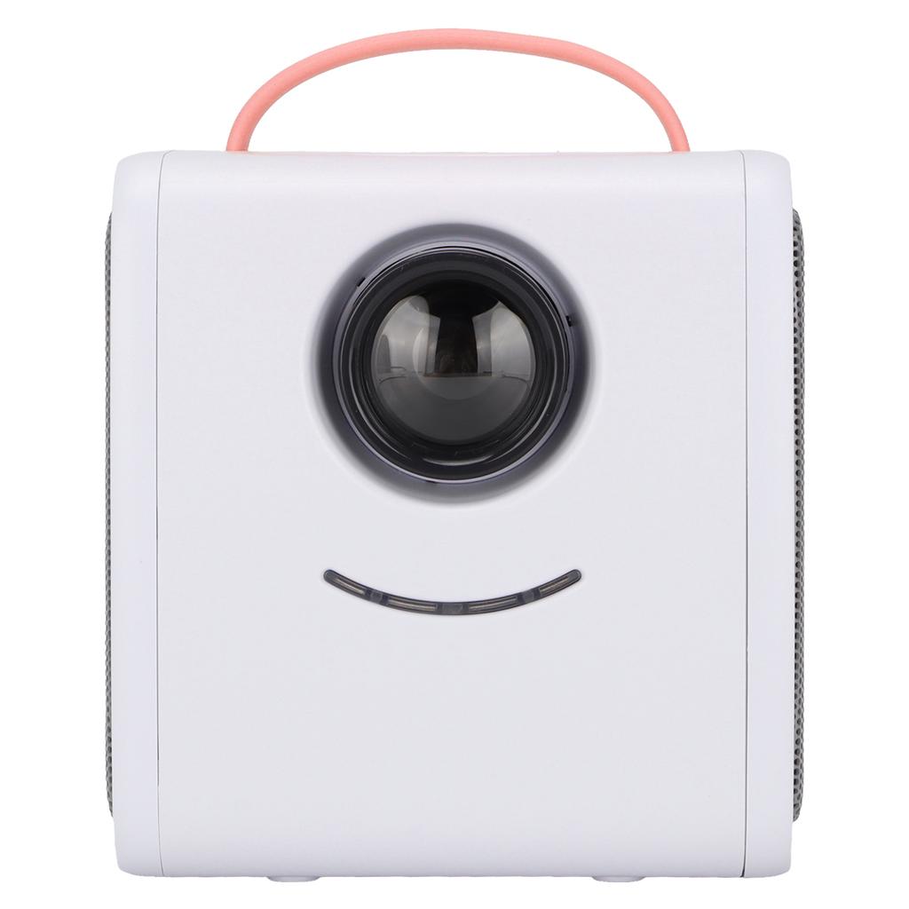 Mini Projector 1080P 2W Loudspeaker Soft Harmless Light 30000 Hours Durable Portable Projector for