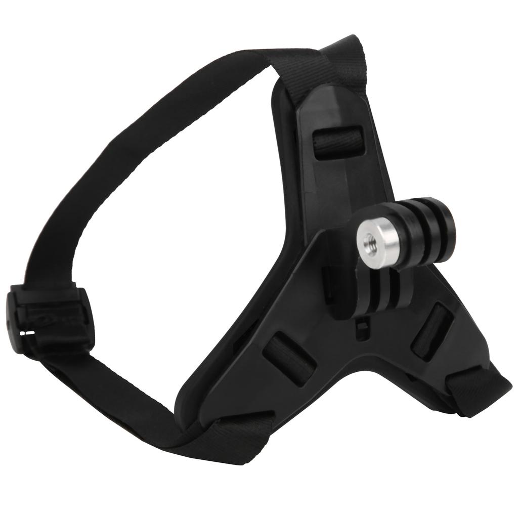Motorcycle Helmet Front Chin Bracket Holder Fixed Strap Mount for GoPro Hero 9 8 7 6 5Black