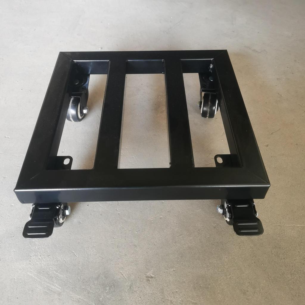 Heavy Duty Flatbed Trolley with Large Wheels for Transport