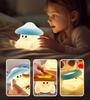 Mushroom Silicone Night Light: Cute Tap-Activated, Timer, USB Charging Bedside Lamp