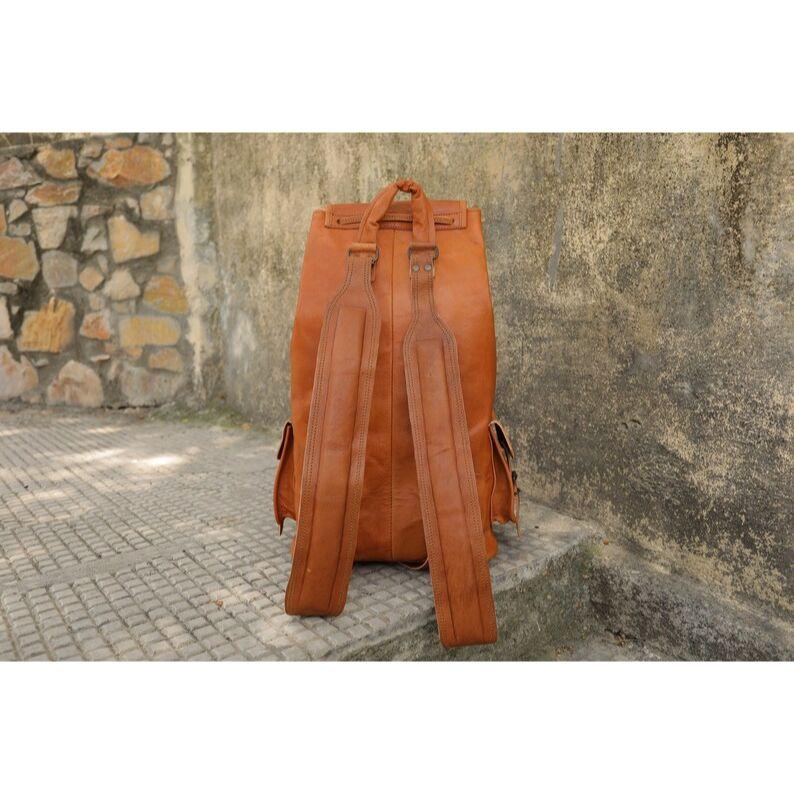 20-calowy skórzany plecak, plecak z prawdziwej skóry dla mężczyzn i kobiet, podróżny plecak retro, skórzany plecak uniwersytecki w stylu vintage.