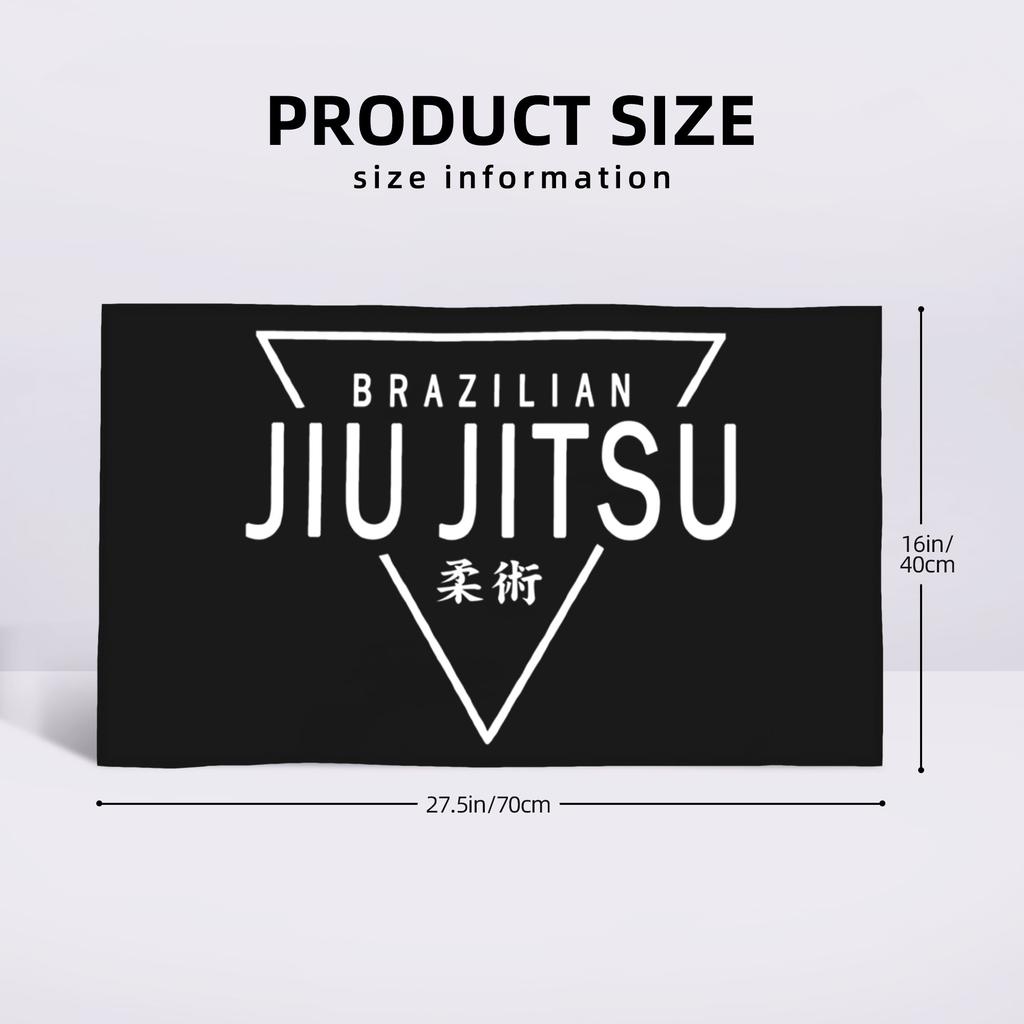 JIU JITSU - BRAZILIAN JIU JITSU Soft Face Towel Quick Dry Pool Bath Cotton Towels Absorbent Quick