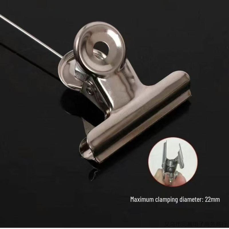 Stainless Steel Fishing Rod Alarm with Ground Stake and Bell for Sea Fishing