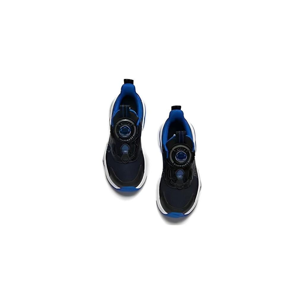 Anta Lightweight Durable Breathable Low-Top Running Shoes Kids Sneaker Black Silver A312139988A-2