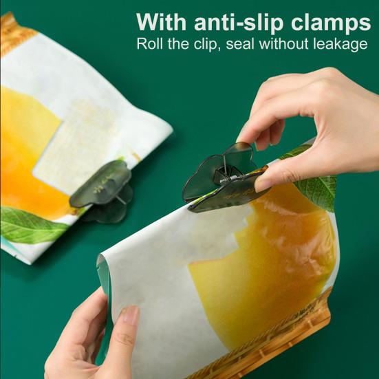 3Pcs Snack Bag Clips Labor-saving Fresh-keeping Good Elasticity Durable Kitchen Utensils Food Sealing Clamps for