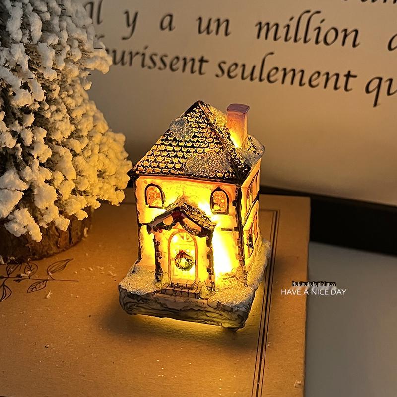 Luminous Snow House Night Light - Christmas Gift & Home Decoration.