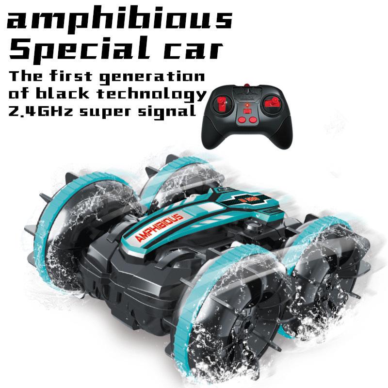2.4G Amphibious All-Terrain Stunt RC Car with Gesture Control & 4-Wheel Drive