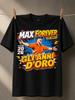 Max Forever Comic Singer Graphic With Pop Art Bursts Stadi 2026 Text And Huge Gli Anni Oro Unisex All Tshirt