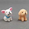 Cute Animals Puppy Miniature Figurines Realistic Dog Ornaments  Fairy Garden Accessorie