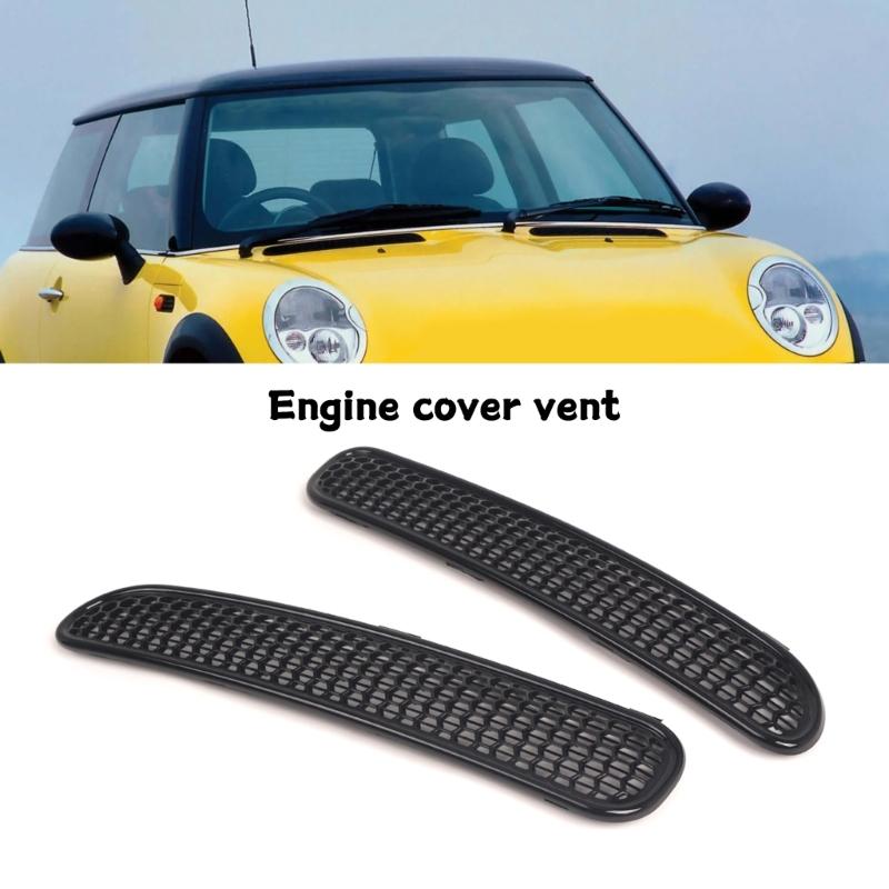 Windshield Cowl Grille Windshield Wiper Cowl Vent Grille Panel Hood Assembly, 51137122506 51137122505 for R53 R52