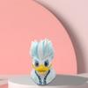 Duck Figurine Creative Ice/Fire Duck Statue Small Resin Animals Desktop Decorations For Home Office