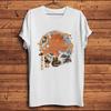 Oktopus Kraken Große Welle Lustig Ukiyo Stil T-Shirt Lässig Kurzarm T-Shirts Unisex Weißes T-Shirt Kein Abplatzen Atmungsaktiver Druck