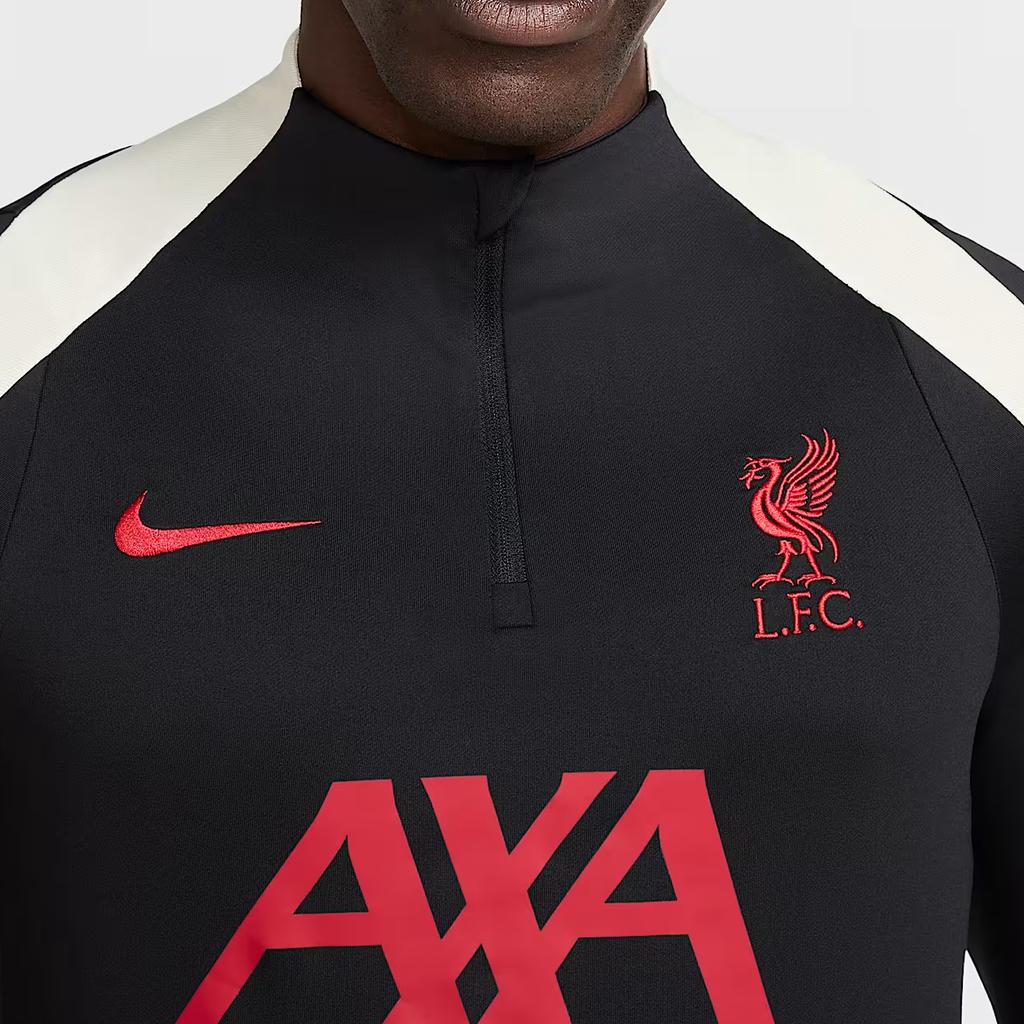 Nike FC Soccer Jerseys Men's Black/Black/Coconut Milk/Gym Red Moderate Straight Fit HJ3394-013