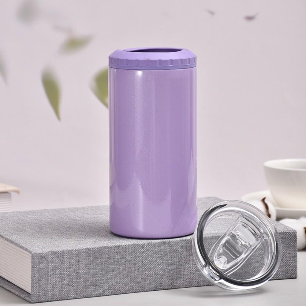304 Stainless Steel Cola Beer Can Insulated Lids 16Oz Insulation Or Cooling Can Cooler High-Capacity Dual Layer Vacuum Cup