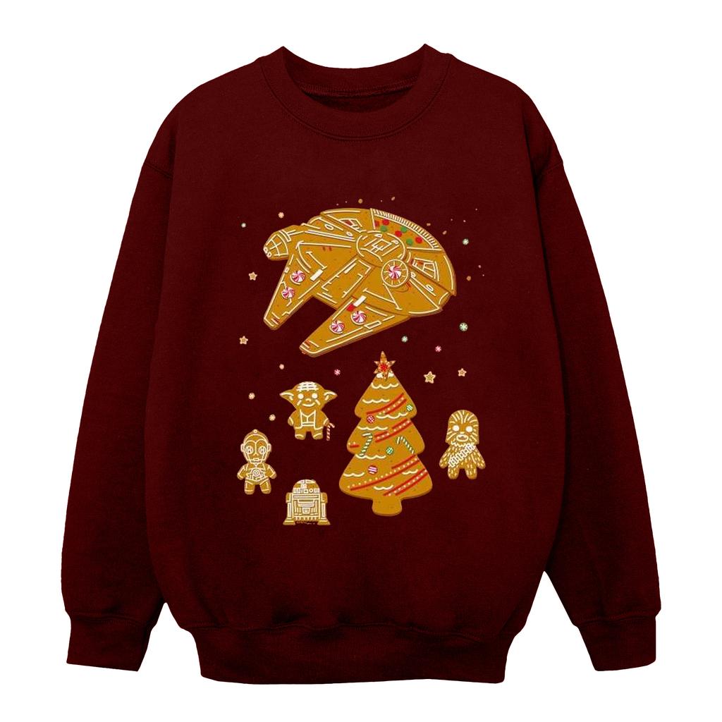 STAR WARS Jungen-Sweatshirt „Gingerbread Rebels“.