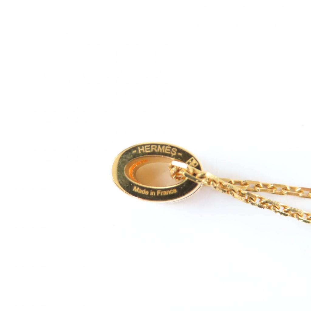 Excellent HERMES Necklace Mini Pop H Necklace Pink Women Used
