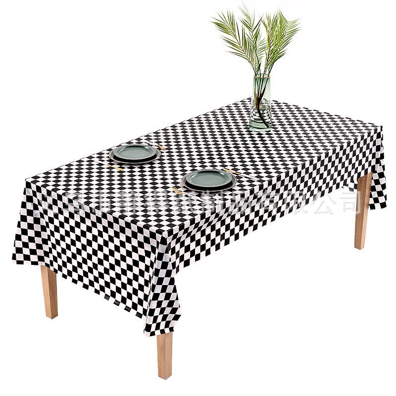 Children's Gingham Tablecloth & Placemat for Birthday, Party, and Graduation Decorations