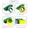 Handheld Portable Fast Tape Dispenser with Cutter, Reusable and Environmentally Friendly Master Level Dispenser Dedicated