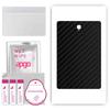 apgo Protective Skin Sticker for the Back Compatible with Samsung Galaxy Tab S4 10.5, Wrap Film, Foil, Vinyl - Pattern Carbon Black