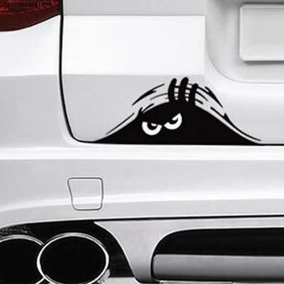 Autocollants de voiture de monstre Peeking, étiquette de carrosserie automobile, autocollant de style de voiture, décoration de phare automobile
