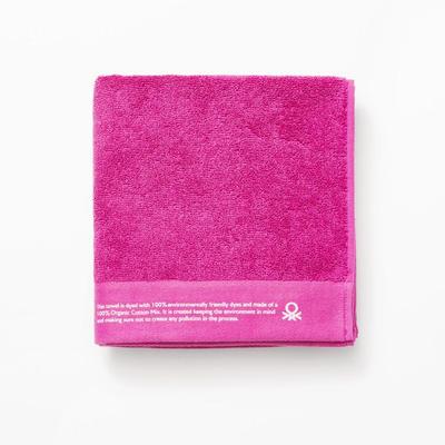 Bath Towel - Benetton - ORGÁNIC BE - 100% Cotton - Fuchsia - 50 X 90 Cm